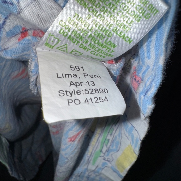 Lilly Pulitzer Get Nauti Carmine Mini Elastic Waist Dress Size XL - Picture 8 of 9